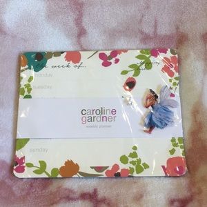 Caroline Gardner Weekly Planner, NWT